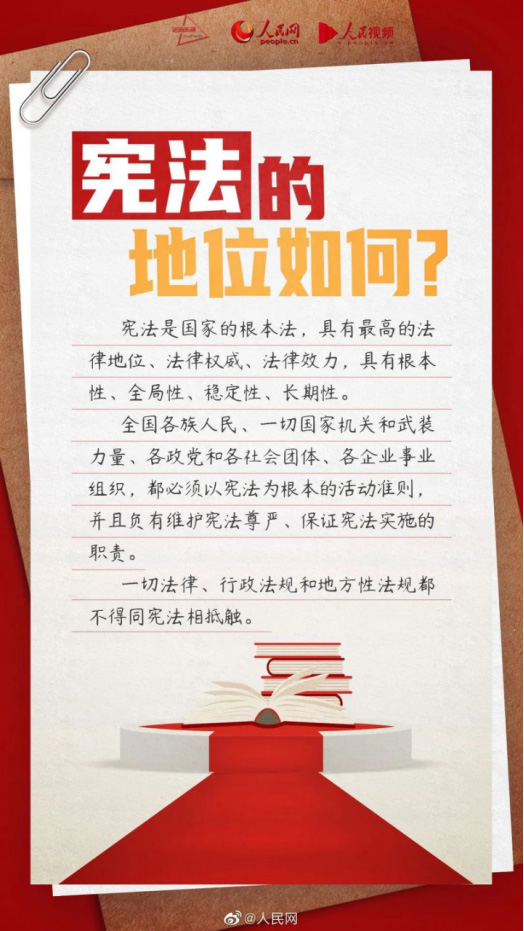 【2023年12月4日国家宪法日】关于宪法，你了解多少82